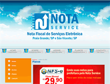 Tablet Screenshot of notaservice.com.br
